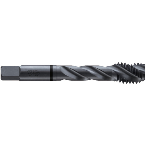 ‎Spiral Flute Tap; 9/16″ - 12 ; 3.59″ OAL ; 3 FL ; HSS-EX ; Oxide ; H3 ; Series TCB-S